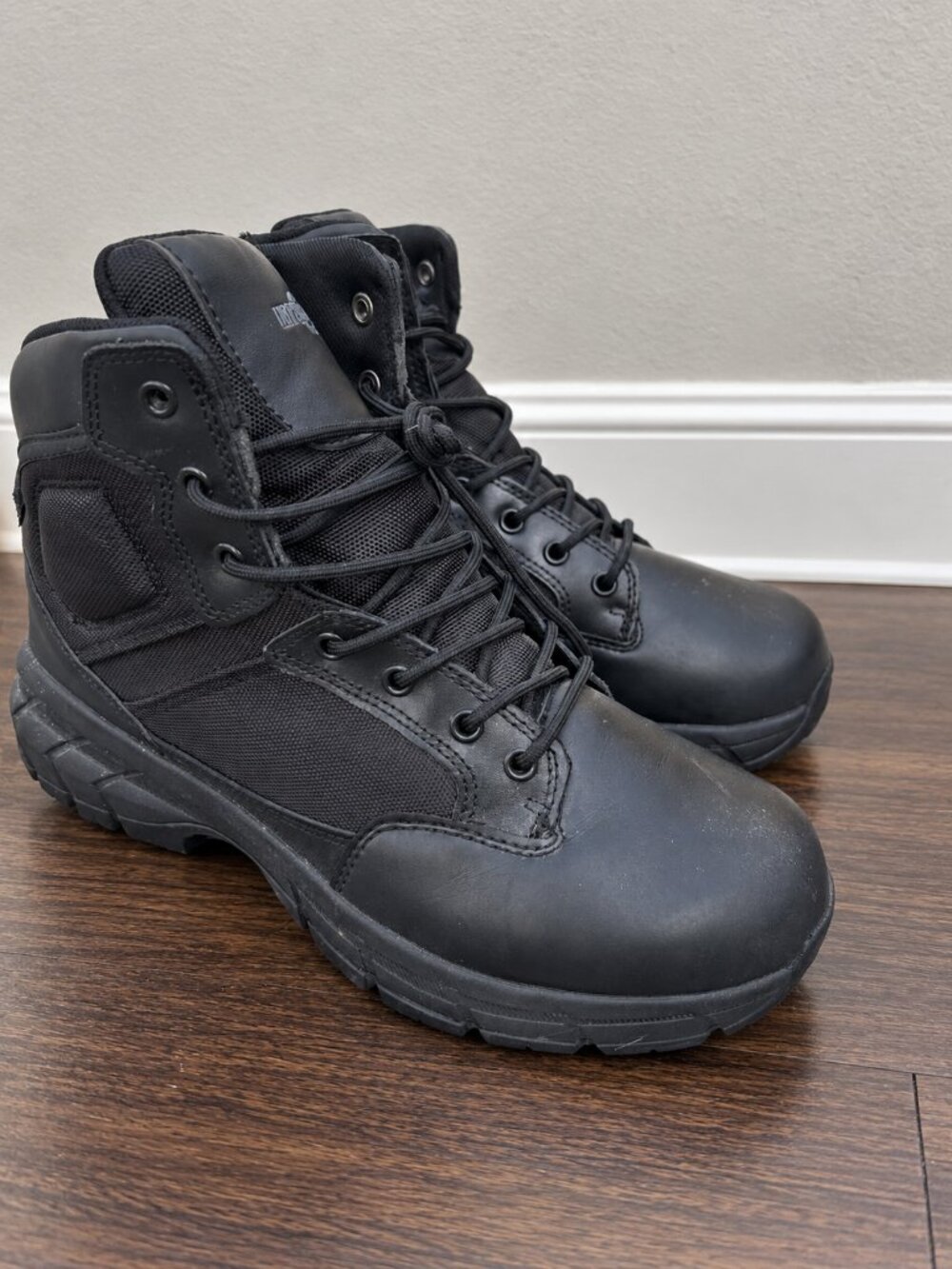 Interceptor Men’s Black Tactical Work Boots Size 10.5